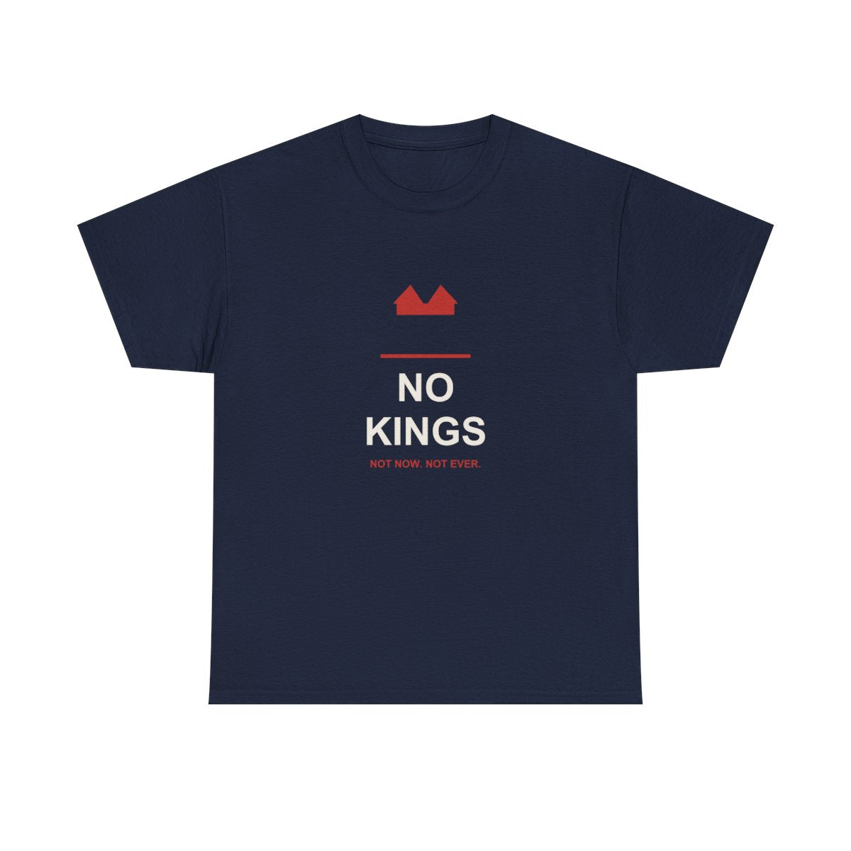 no-kings-anti-trump-shirt enlarged final Navy