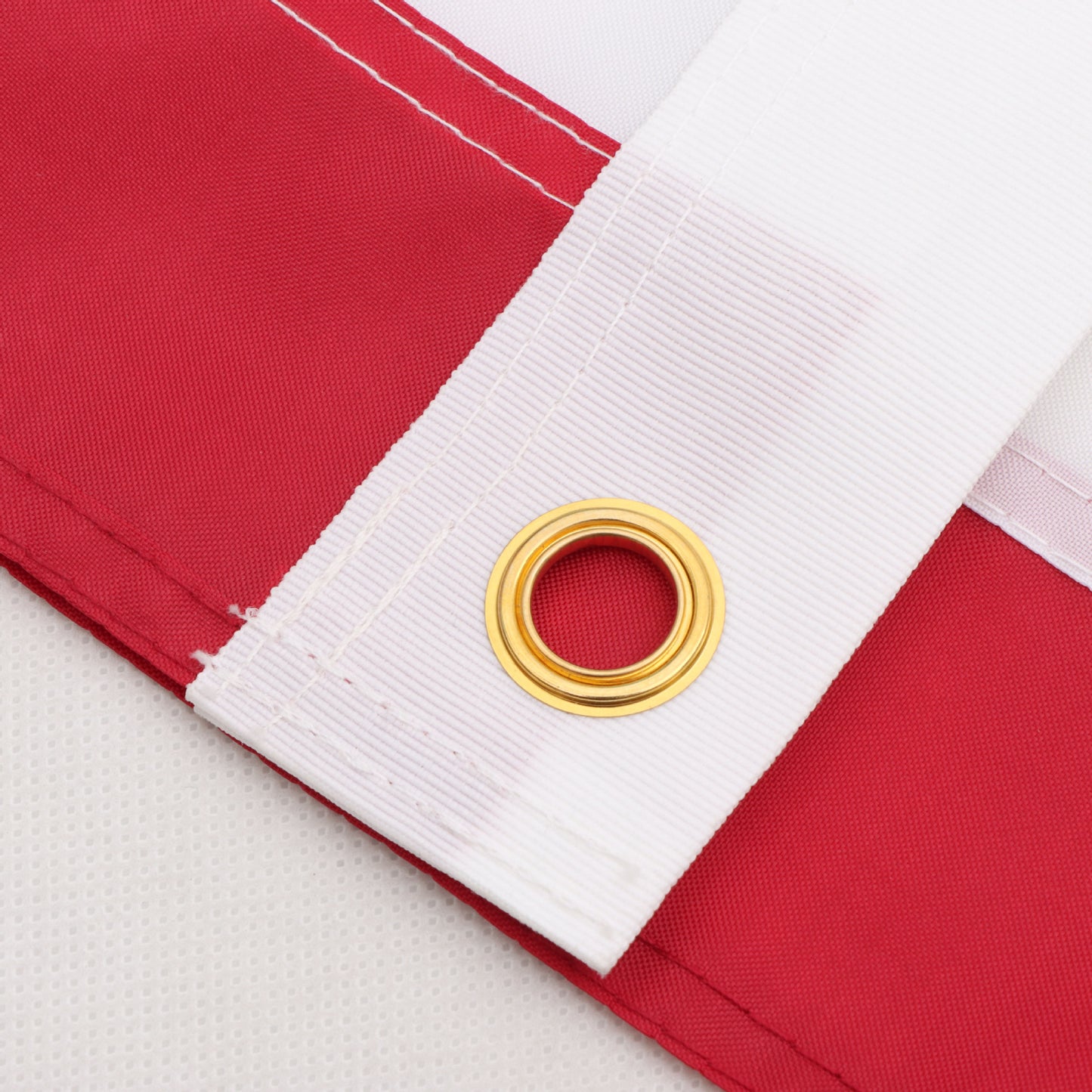 LARGE  SEWN STRIPES AMERICAN FLAG WITH FREE REPLACEMENT