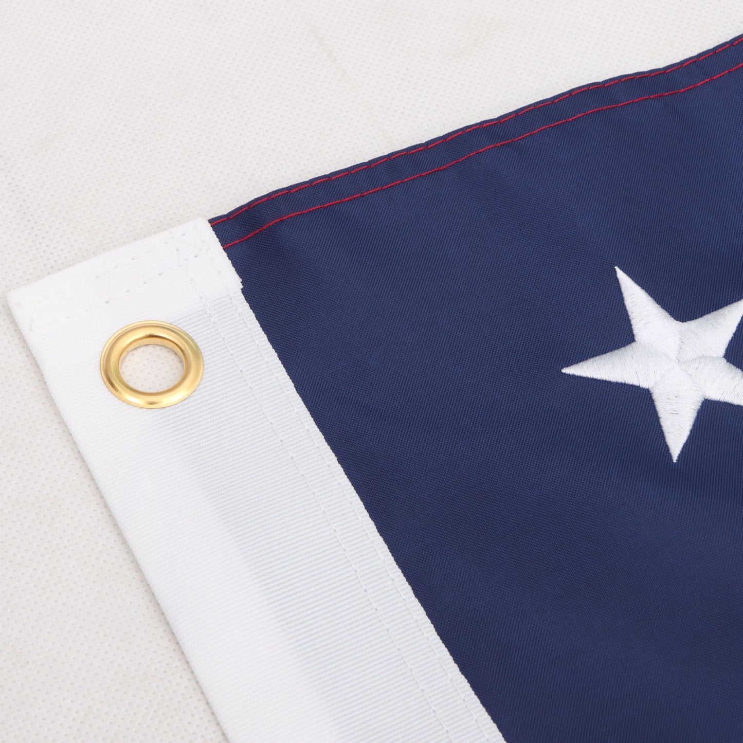 LARGE  SEWN STRIPES AMERICAN FLAG WITH FREE REPLACEMENT
