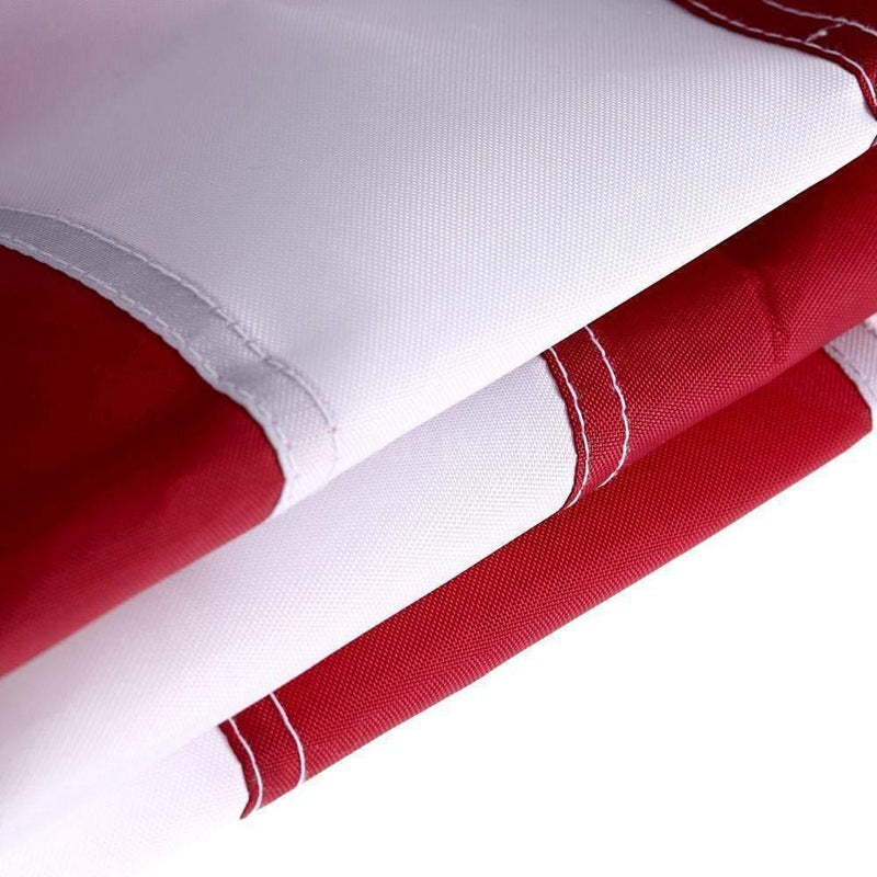 LARGE  SEWN STRIPES AMERICAN FLAG WITH FREE REPLACEMENT